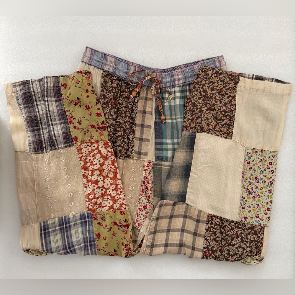 Young Threads Bohemian Floral Patchwork Cargo Poc… - image 11